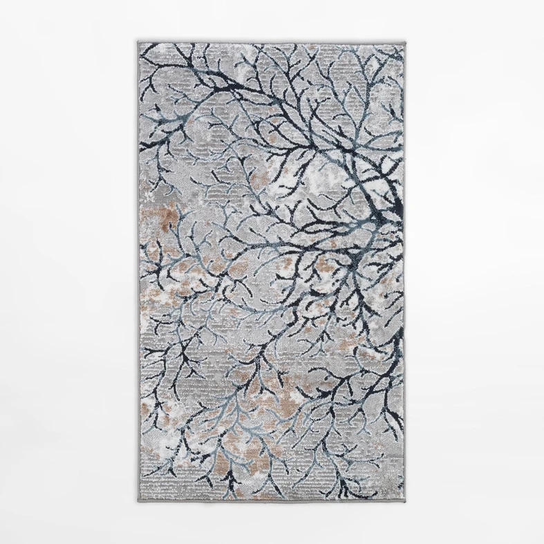 Sivo-modrý koberec MONTENEGRO, 60x100 cm