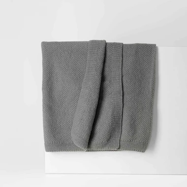 Tmavosivá deka FANCY 130x170 cm