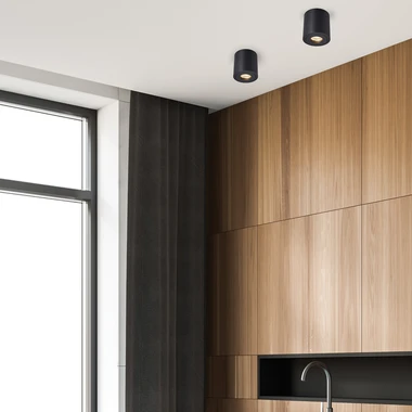 Bodové svietidlo IP44 čierna RONDIP SL