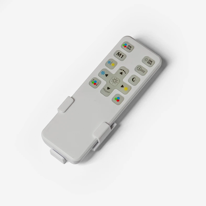 Stropné svietidlo LED RGB čierne LUMI s diaľkovým ovládačom