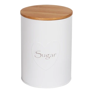 Kovová nádoba na cukor HEART 15 cm