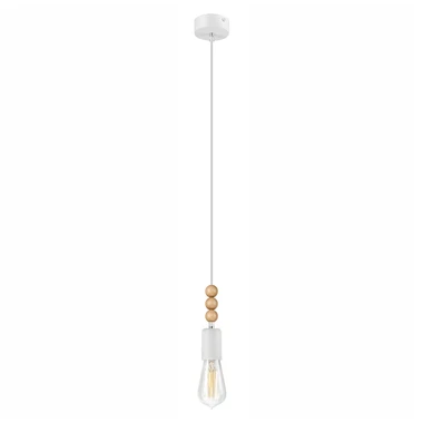 Moderné závesné svietidlo SIMON biele