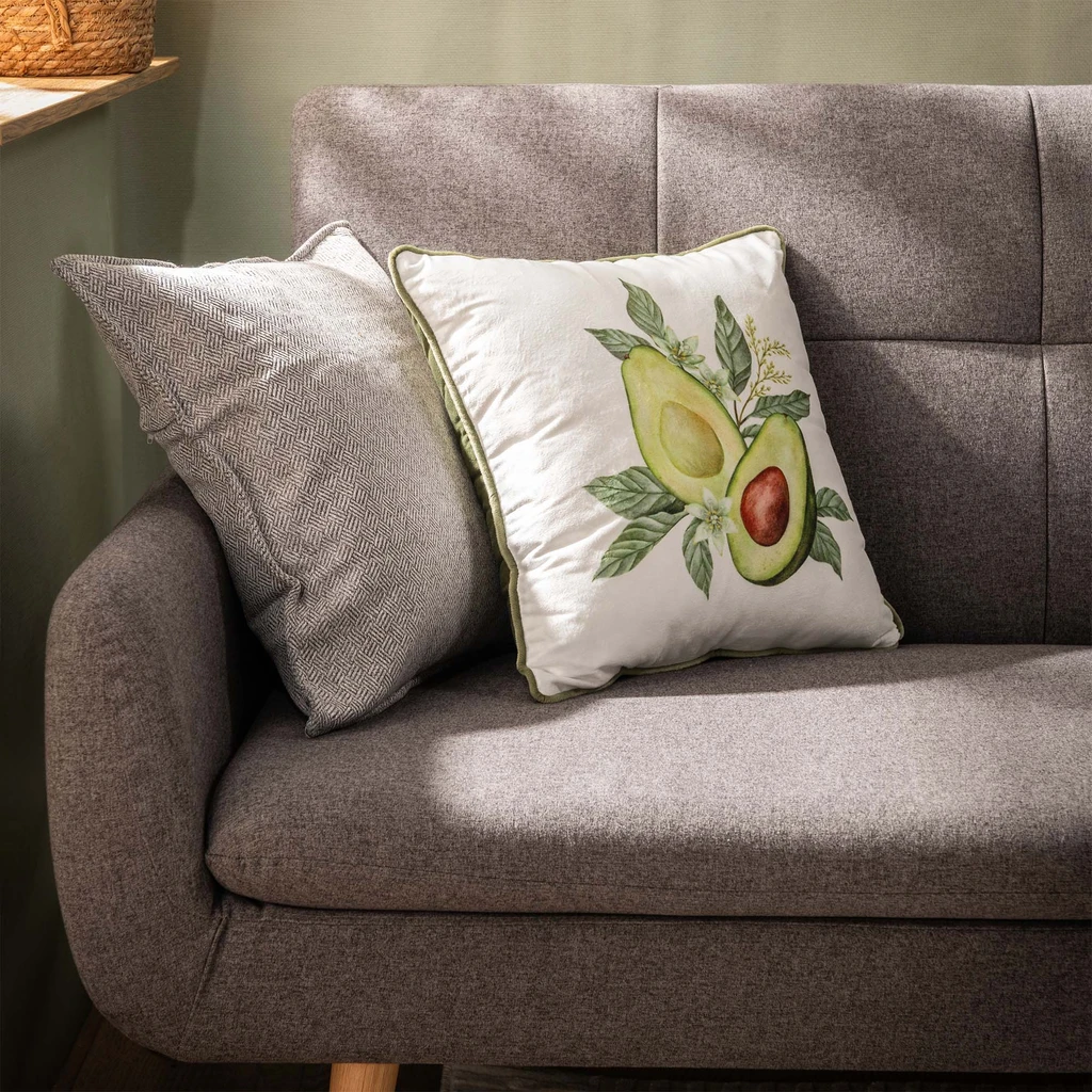 Dekoračná obliečka na vankúš so vzorom avokáda FRUITS 40x40 cm