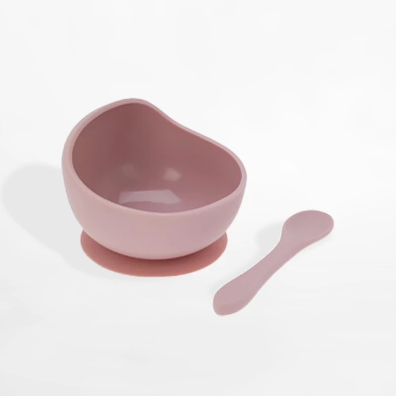 Miska silikonowa z łyżką dla dziecka
