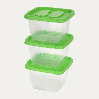 Súprava 3 plastových nádob 1360 ml