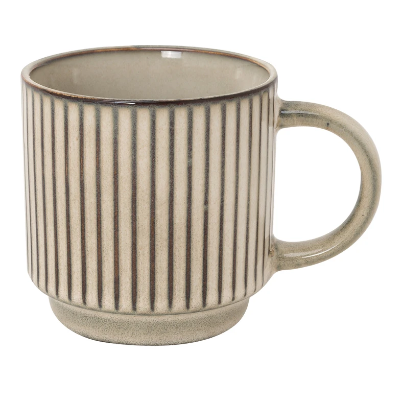 Keramický retro hrnček AUREA 350 ml