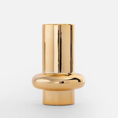 Moderná váza zlatá 20 cm