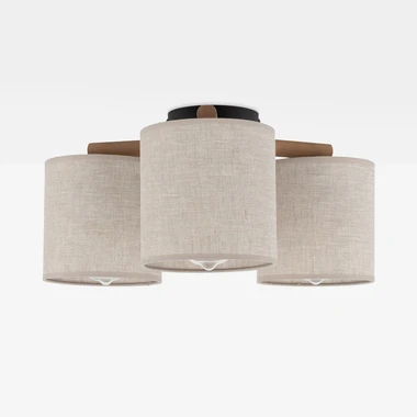 Stropné svietidlo DEVA NATURE III sivé