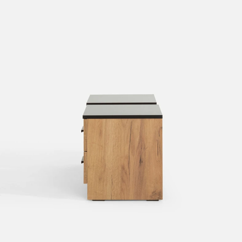 Sada 2 nočných stolíkov so zásuvkami MALI