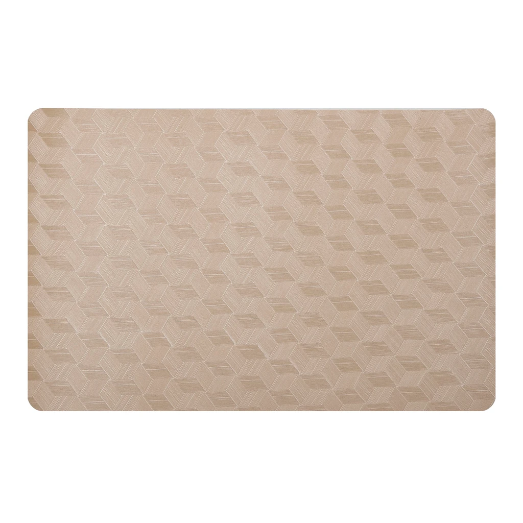 Podložka na stôl s geometrickým vzorom zlatá 43,5 x 28,5 cm