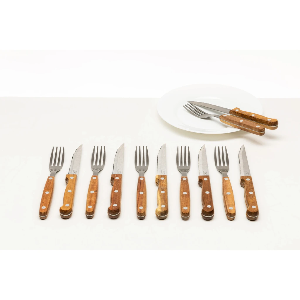 Steakový príbor, sada pre 6 osôb