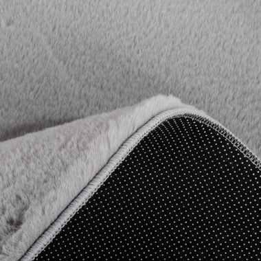 Okrúhly koberec RABBIT, strieborný, 120 cm