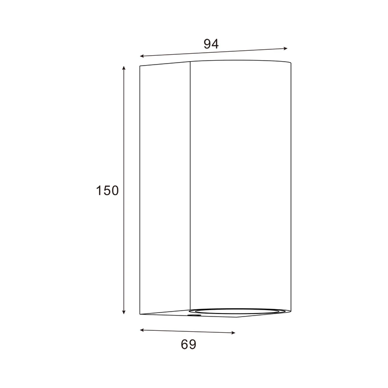 Vonkajšie nástenné svietidlo HARMÓNIA ip44 čierne