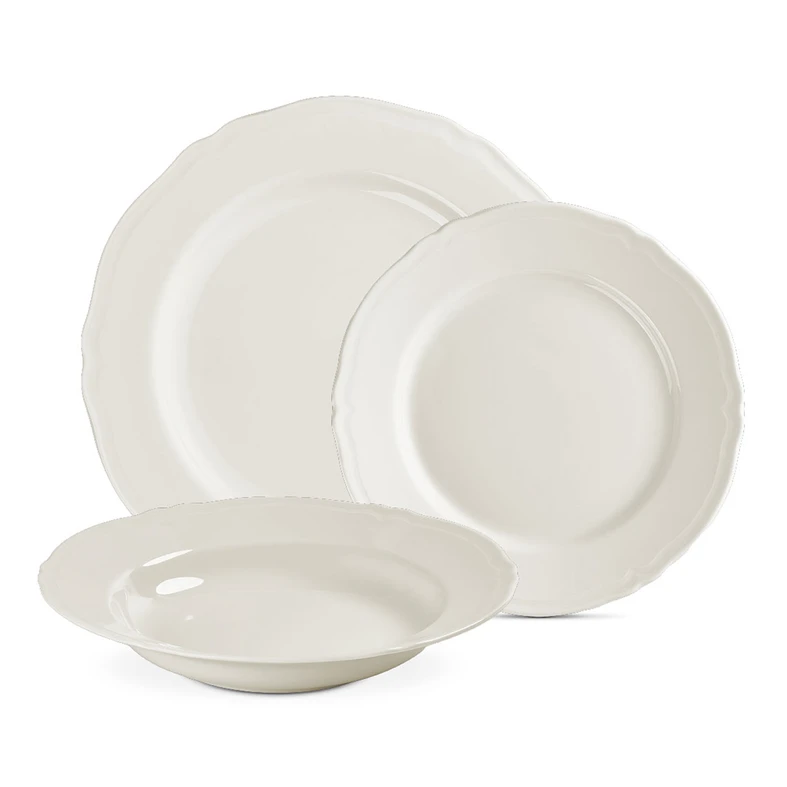 Sada jedálenskych tanierov GERLACH RETRO 18 dielov