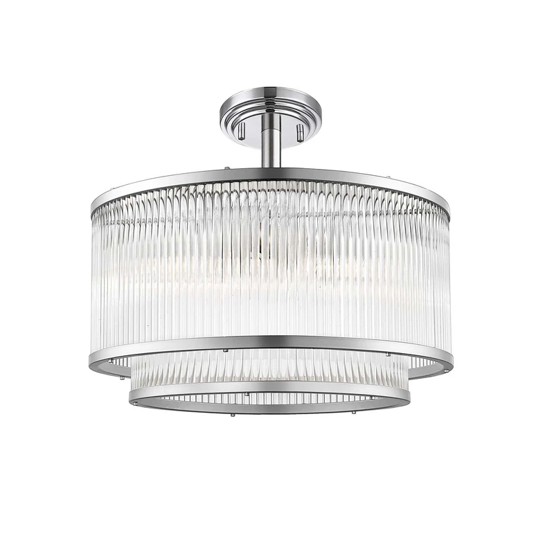 Stropné svietidlo chrómované 5xE14 SERGIO 41,5 cm