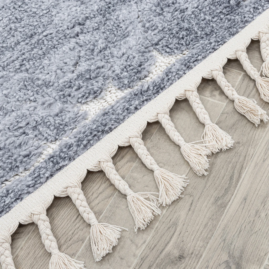 Dywan z frędzlami aztécky vzor NEVADA 80x150 cm