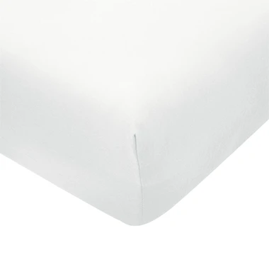 Prestieradlo JERSEY s gumičkou, biele 60x120 cm