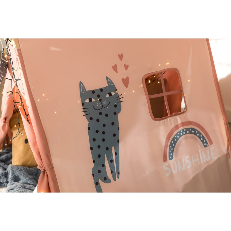 Namiot dziecięcy do zabawy różowy