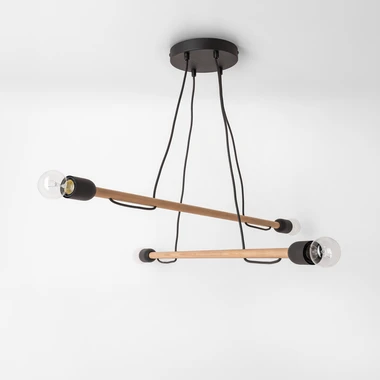 Závesné svietidlo HELIX IV WOOD svetlé drevo