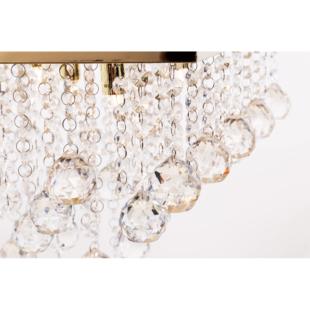 Zlaté stropné svietidlo RANGEL