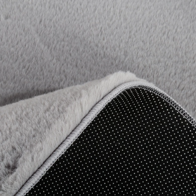 Okrúhly koberec RABBIT, strieborný, 120 cm