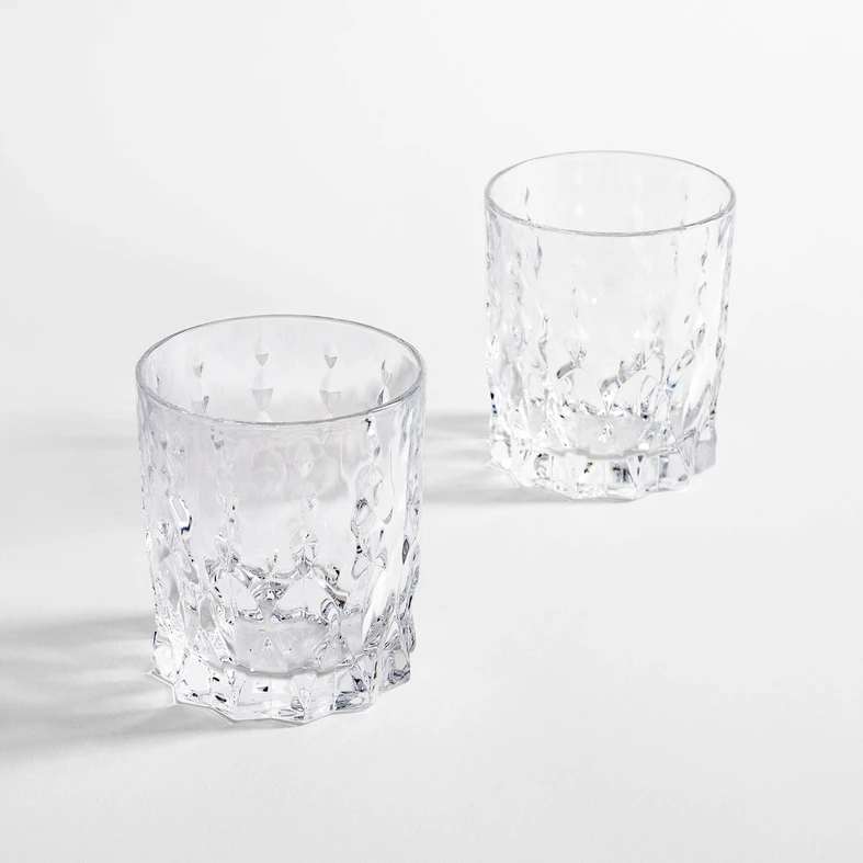 Súprava 2 pohárov na whisky BOHEMIA PRESTIGE CONTE 340 ml