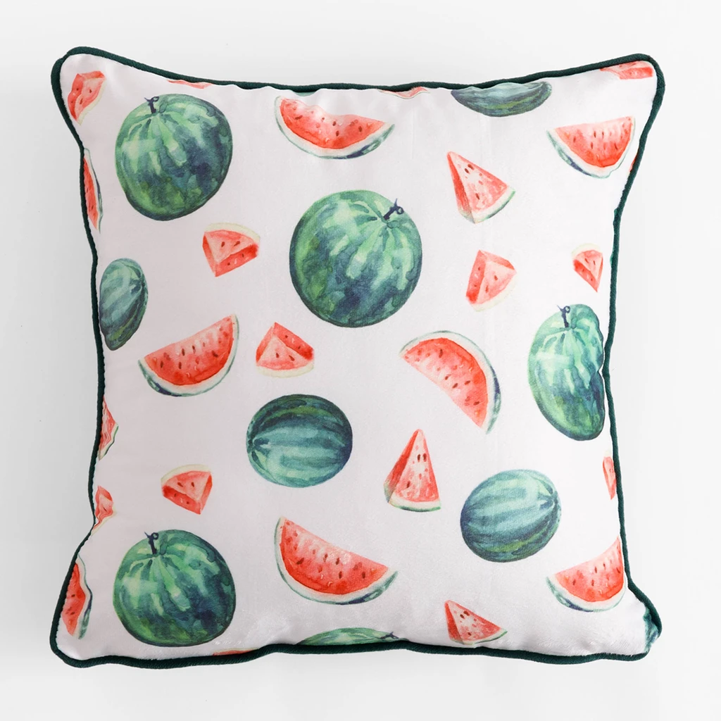 Dekoračná obliečka na vankúš s motívom melónov FRUITS 40x40 cm