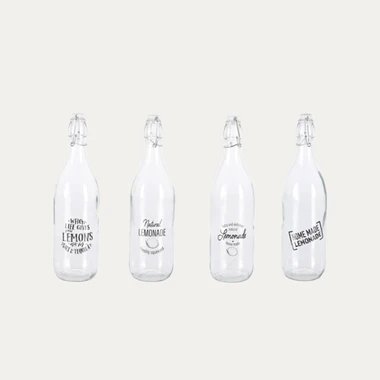 Fľaša so zátkou 1l MIX