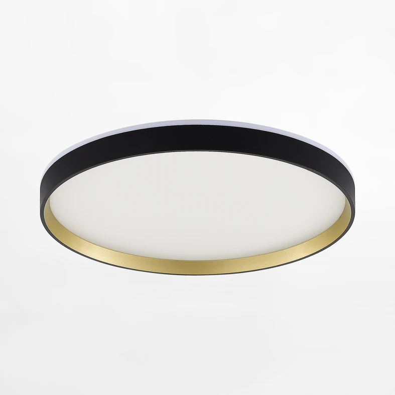 Plafon sufitowy ORBITRAL posiada oświetlenie - główne i akcentowe, nieco słabsze z opcją RGB.