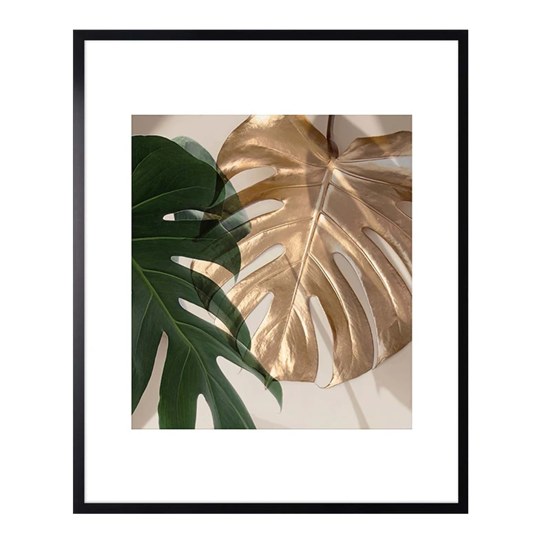Obraz GOLD MONSTERA III 40 x 50 cm