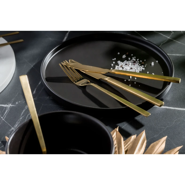 Vidlička zlatá PIANO GOLD, sada 3 ks.