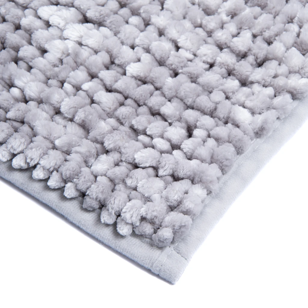 Kúpeľňový koberček CHENILLE, svetlosivý 40x60 cm