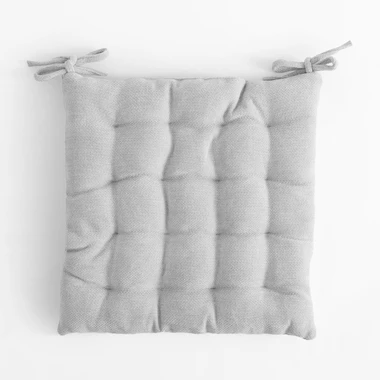 Podsedák na stoličku svetlosivý DALLAS 40x40 cm