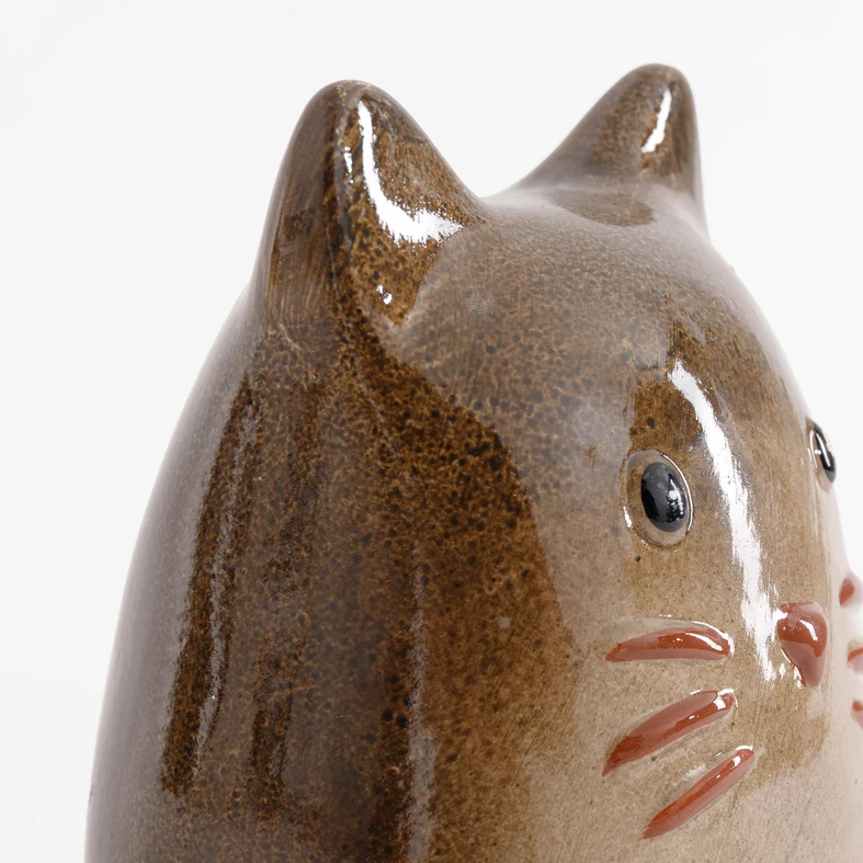 Porcelánová figúrka, mačka, 13 cm, MIX