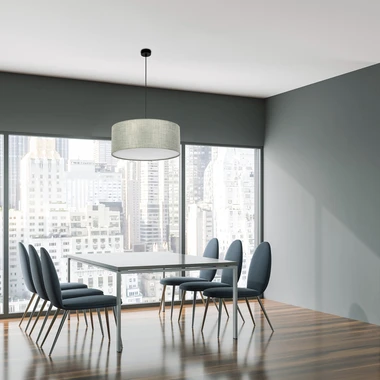 Závesné svietidlo EARTH sivozelenej farby 50 cm