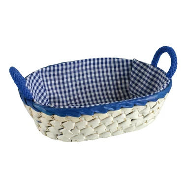 Tkaný košík na chlieb PALMA MIX 25x18x7 cm