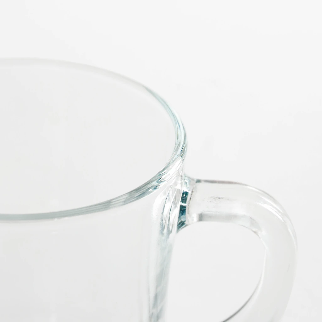 Priehľadný hrnček s uchom ŠTANDARD 250 ml