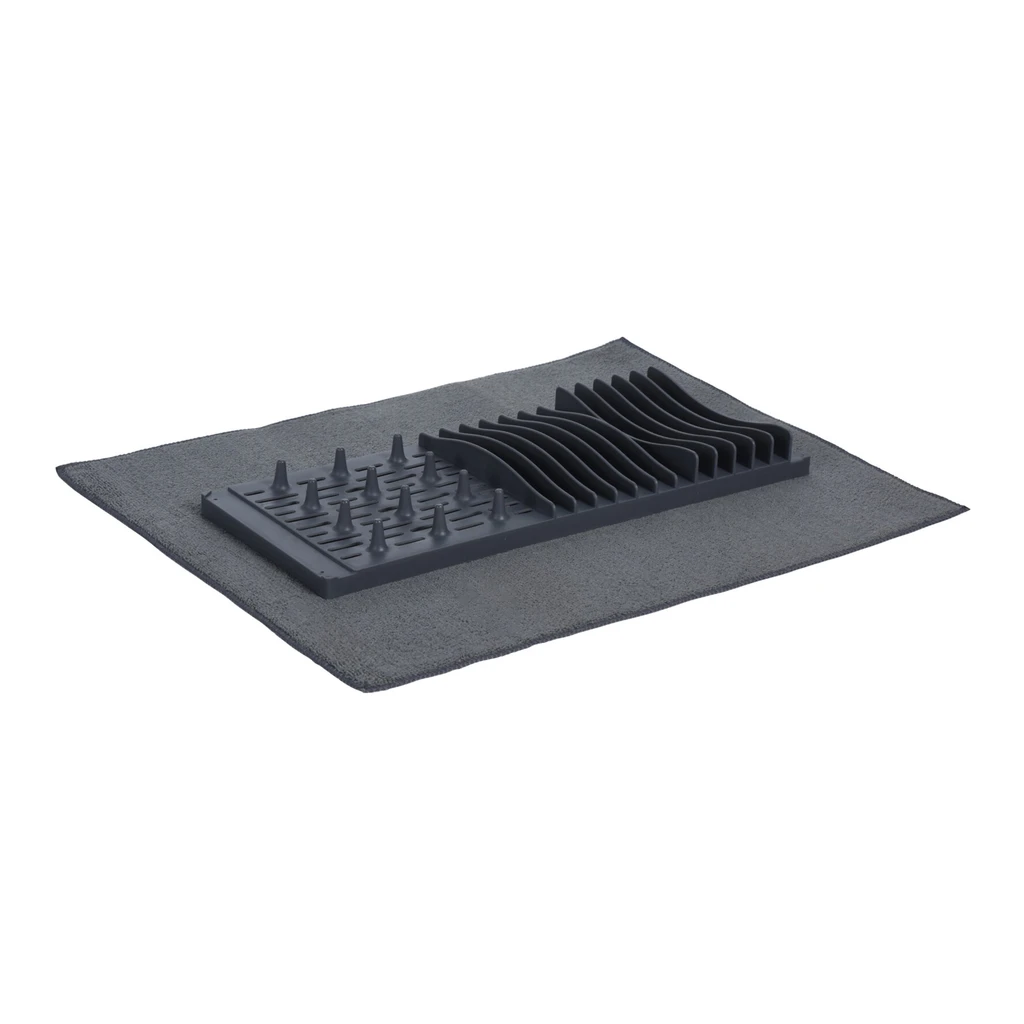 Odkvapkávač na riad s podložkou z mikrovlákna