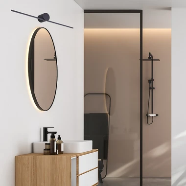 Nástenné LED svietidlo CAMARA čierne 6W