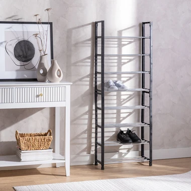 Regál na topánky 8-úrovňový 134,5 cm