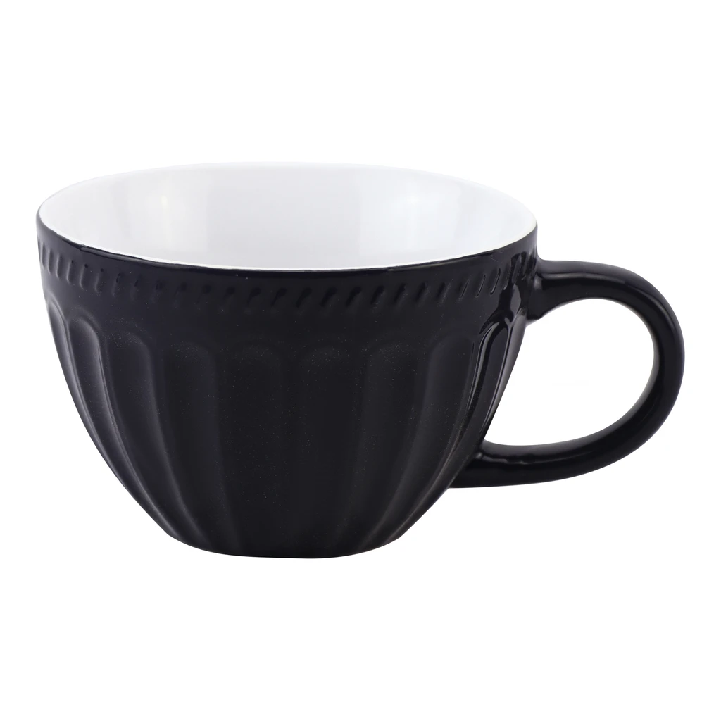 Čierny hrnček ARCADA JUMBO 460 ml