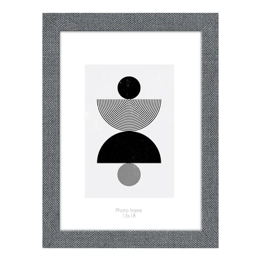 Rámik na fotografiu 13 x 18 sivý KYOTO