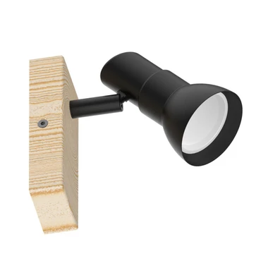 Nástenná lampa s reflektorom čierna TRIEST