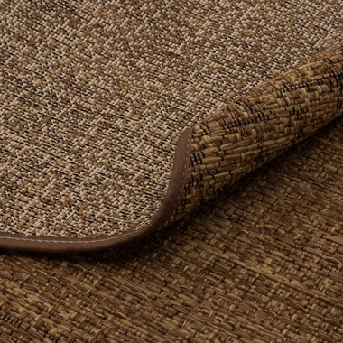 Vonkajší kruhový koberec YUTA v kosoštvorcoch