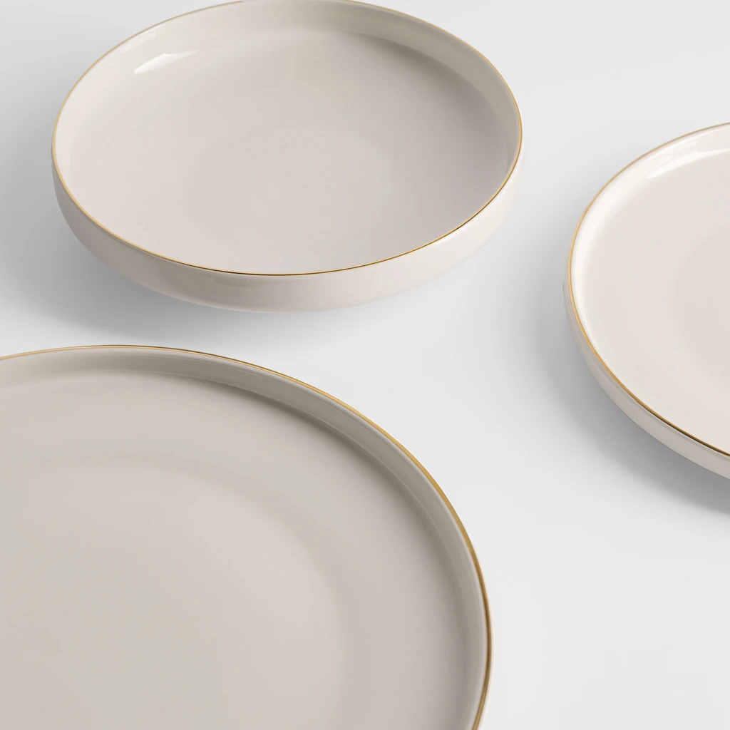 Jedálenská súprava v glamour štýle CARLA 18-dielna