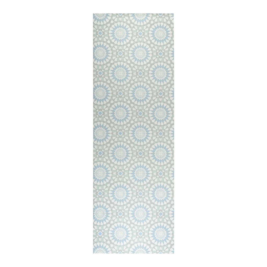 Behúň do kuchyne rozeta modro-zelená 67x200 cm