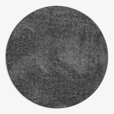 Okrúhly koberec tmavosivý CLEVER 130 cm