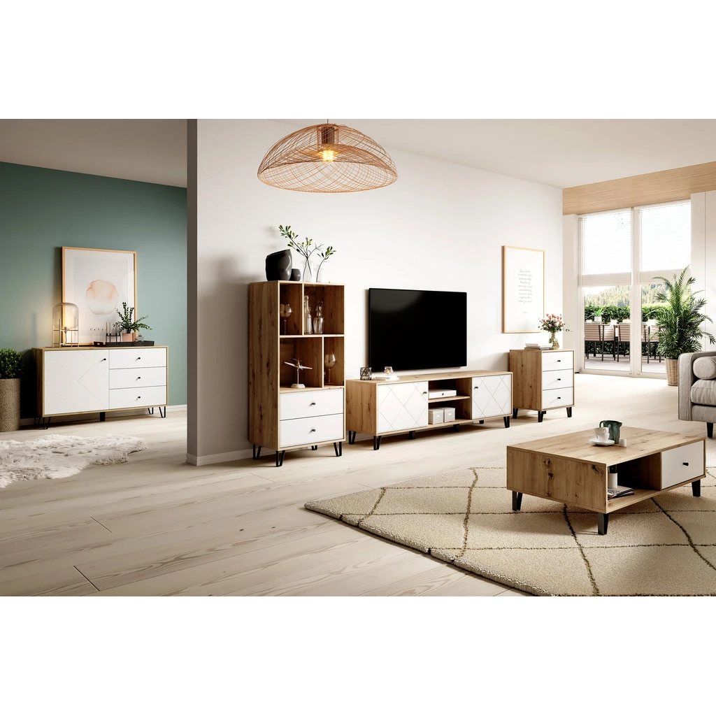 Malá komoda BILBAO s 3 zásuvkami