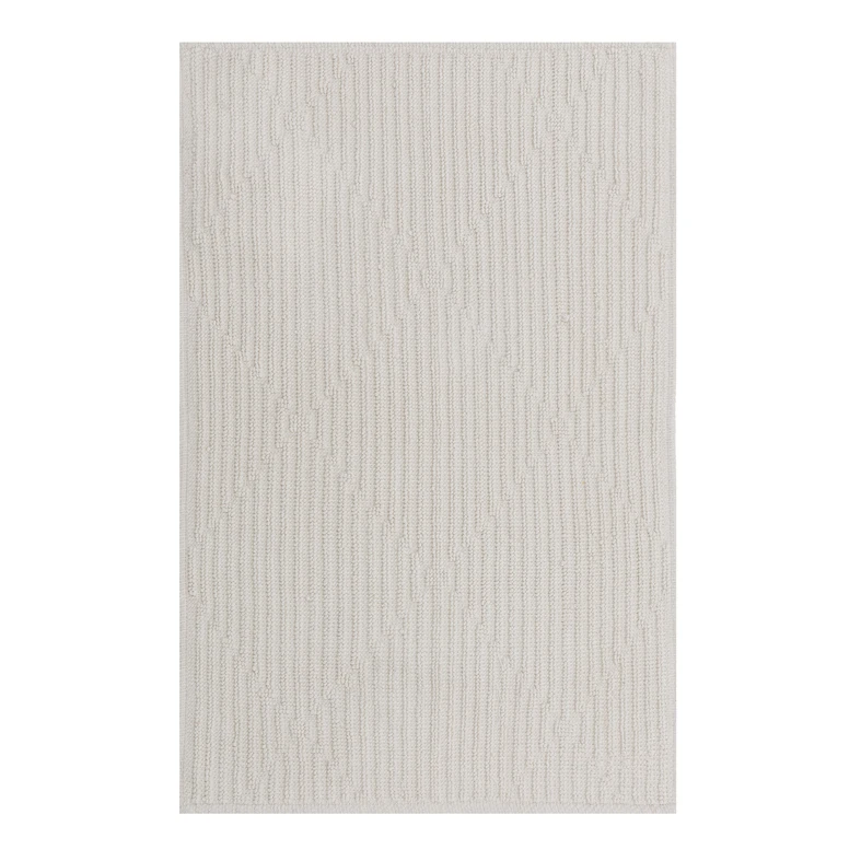 OSLO krémový geometrický koberec 50x80 cm