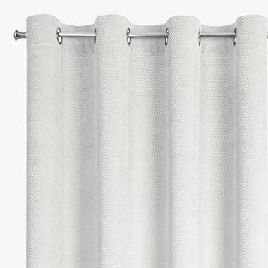 Zamatový záves ELIZA do obývacej izby, biela 140x250 cm